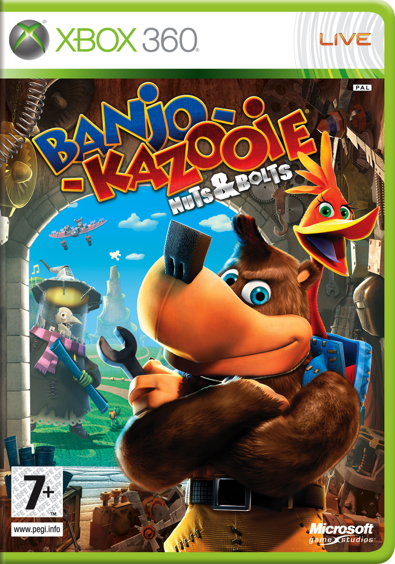 Portada de Banjo-Kazooie en Xbox 360 ~ PlanetadeJuego
